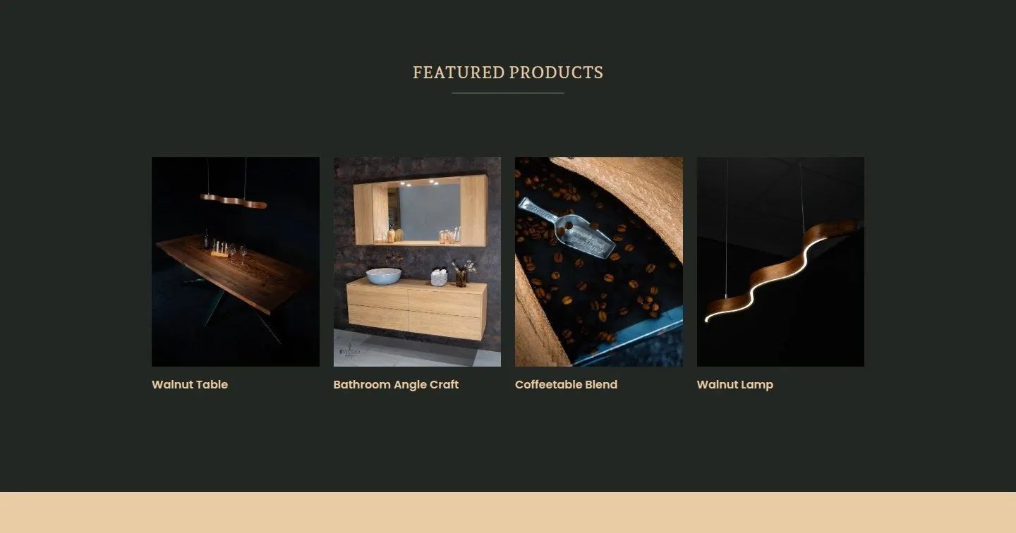 IT Wood Design — sena svetainė: produktai